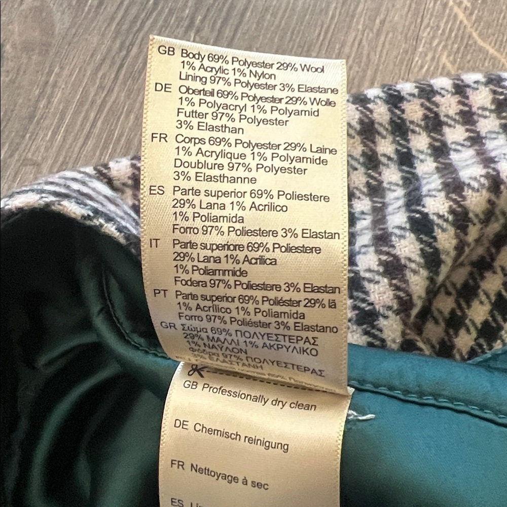 Scotch & Soda Miniskirt In Heritage Check Brown . Size L - Picture 11 of 15